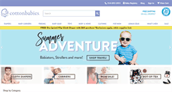 Desktop Screenshot of cottonbabies.com
